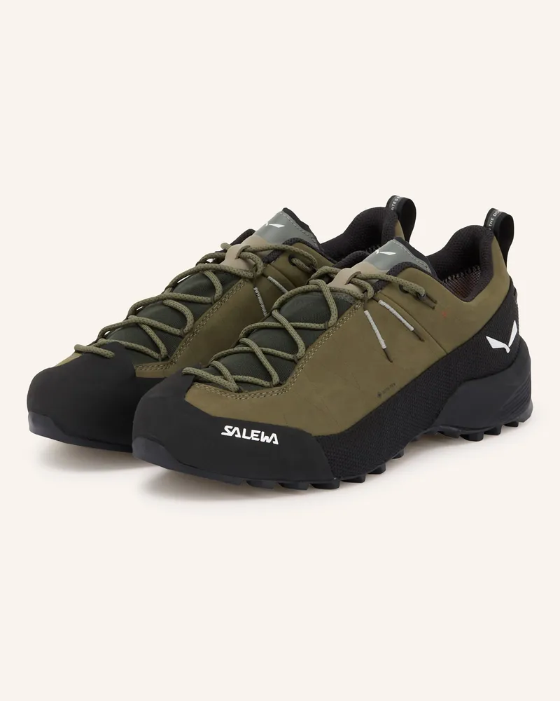 Salewa Wanderschuhe Wildfire 2 Leather Gtx gruen Khaki