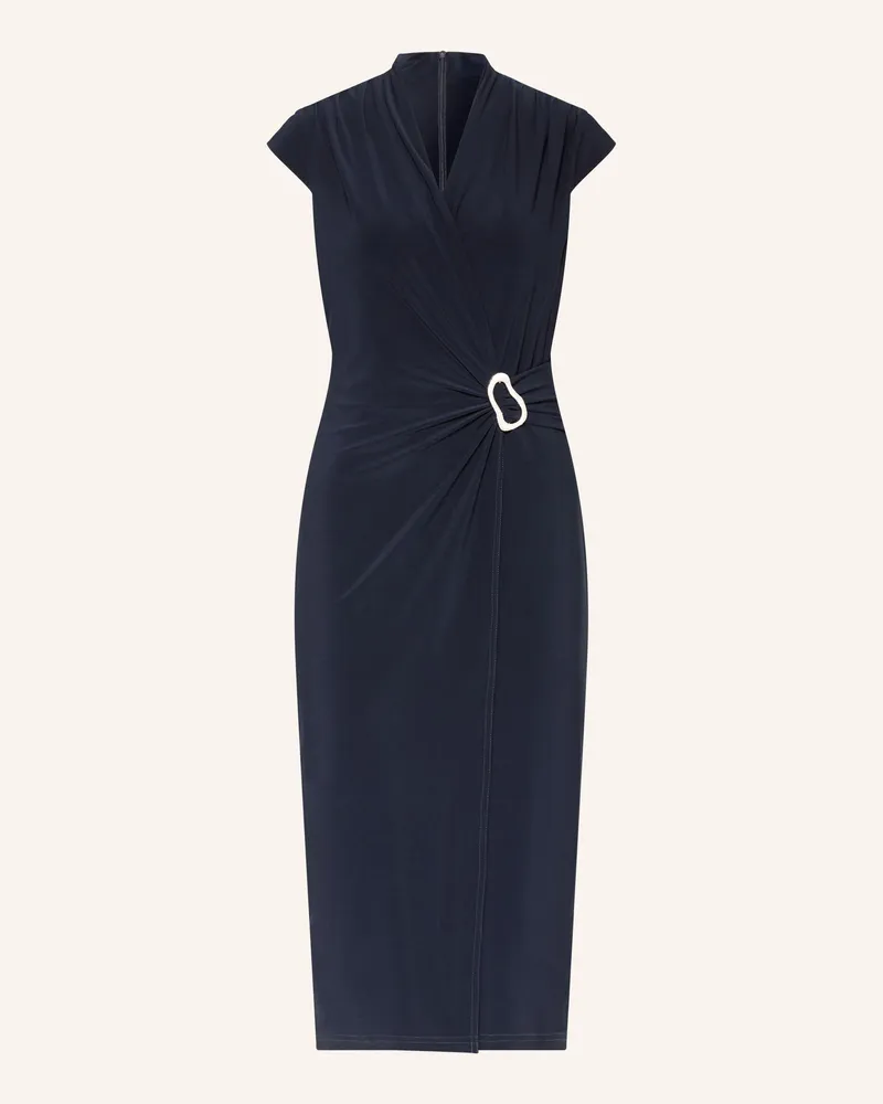 Joseph Ribkoff Kleid In Wickeloptik blau Dunkelblau