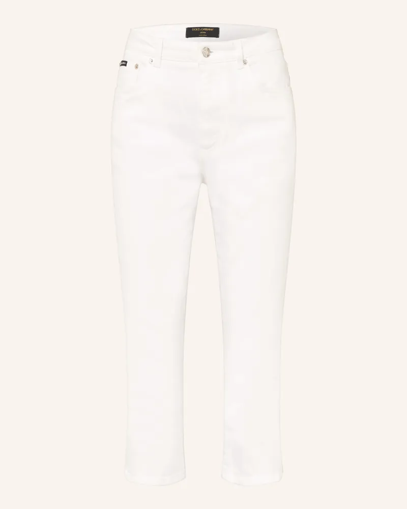 Dolce & Gabbana Cropped Jeans weiss S9001