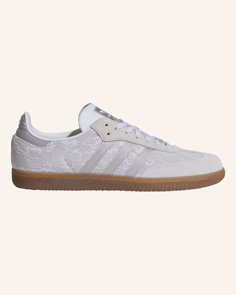 adidas Sneaker Samba Og Mit Schmuckperlen silber Hellgrau