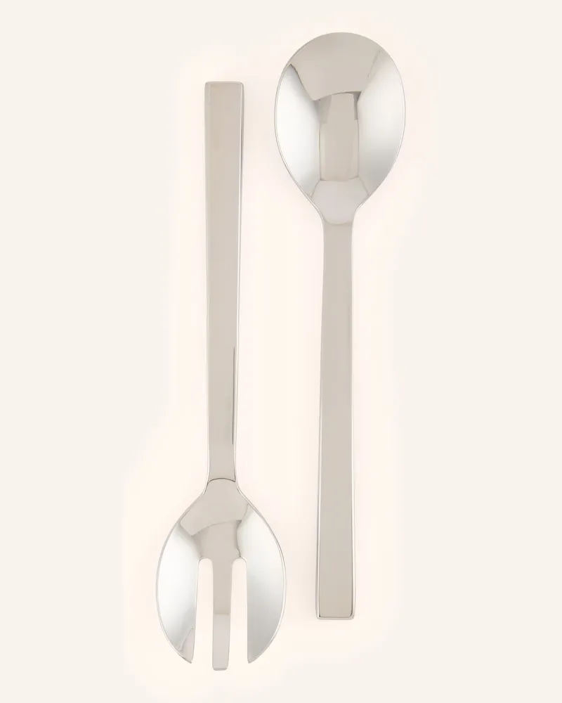 Alessi 2-Tlg. Salatbesteck Santiago silber Silber