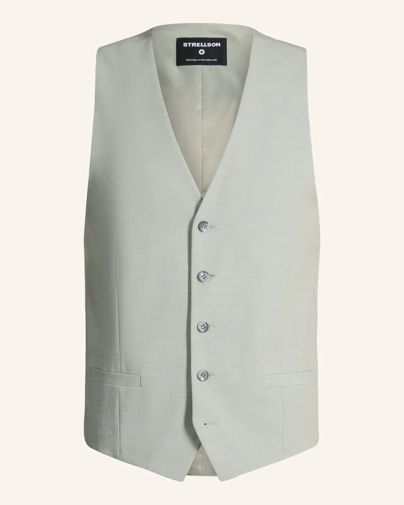 Strellson Anzugweste ves2 Extra Slim Fit gruen Grün