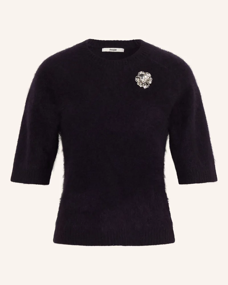 Maje Strickshirt blau Dunkelblau