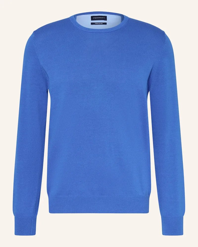 Strokesman's Strokesman Pullover blau Blau