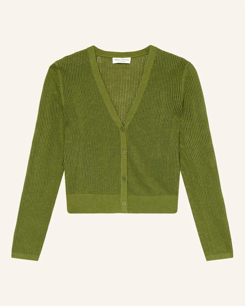 Marc O'Polo Strickjacke gruen Grün