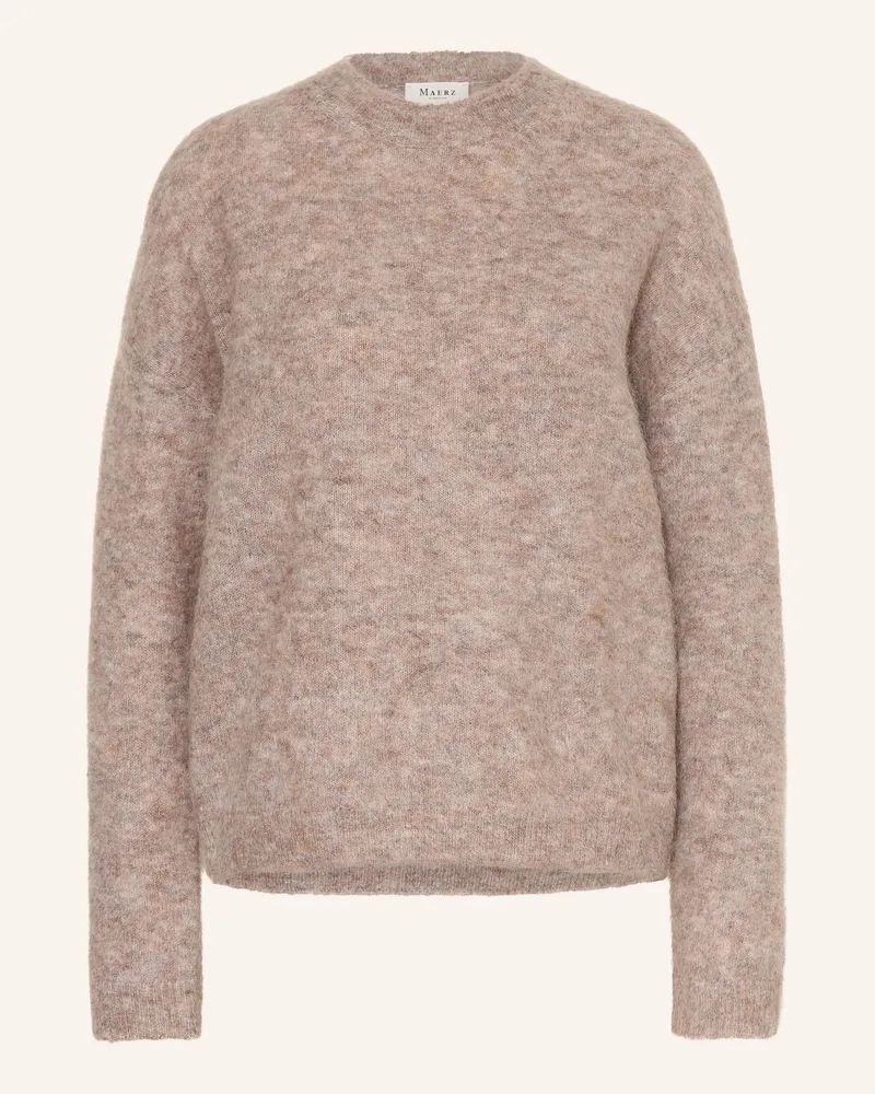 Maerz Pullover Mit Mohair beige Taupe