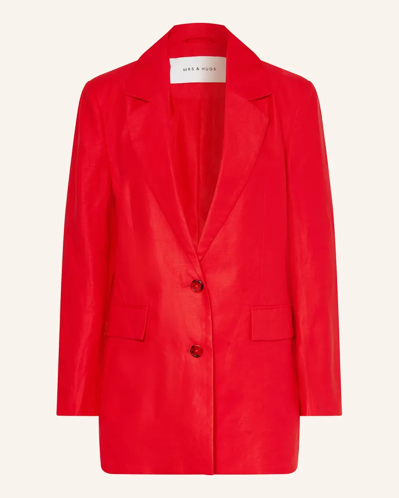 Mrs & HUGS Longblazer rot Rot