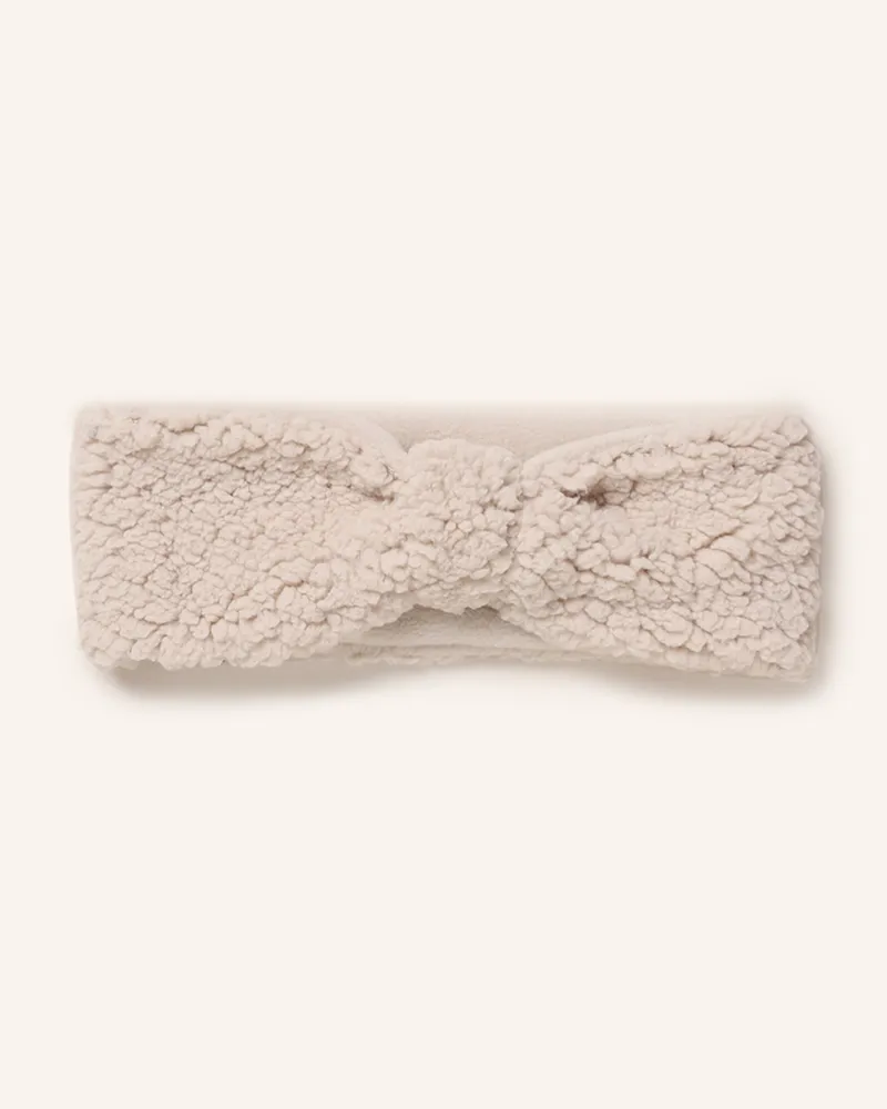 Capo Stirnband aus Teddyfell Beige