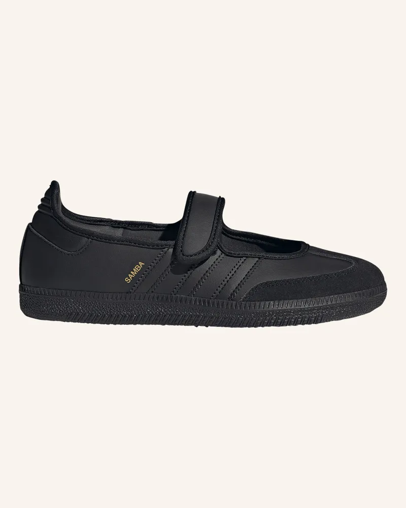 adidas Mary-Jane-Ballerinas Samba Jane schwarz Schwarz