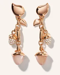 TAMARA COMOLLI Ohrringe OHRRINGE MIKADO DANGLING 2 ACORNS Rosegold