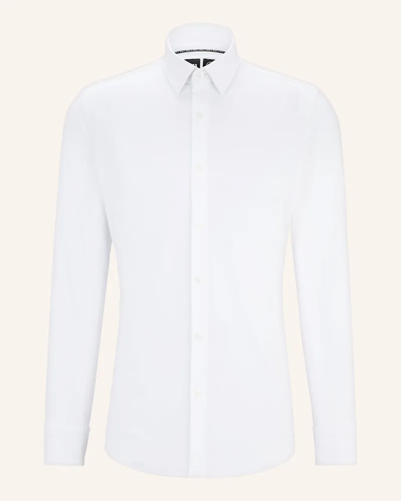 HUGO BOSS Hemd HANK Slim Fit Weiss