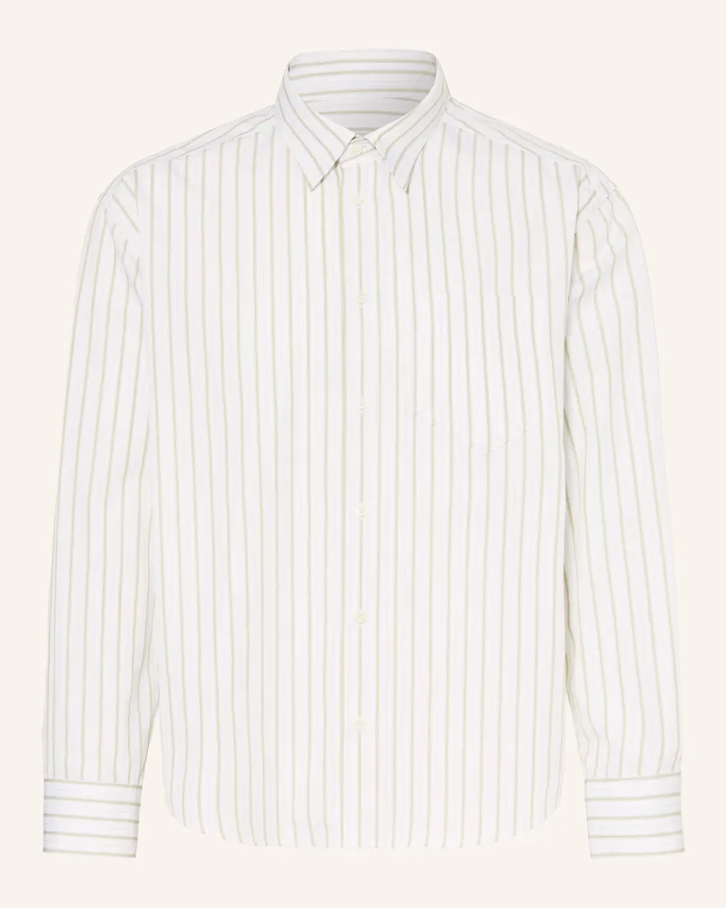 AMI Paris Hemd Comfort Fit beige Weiss