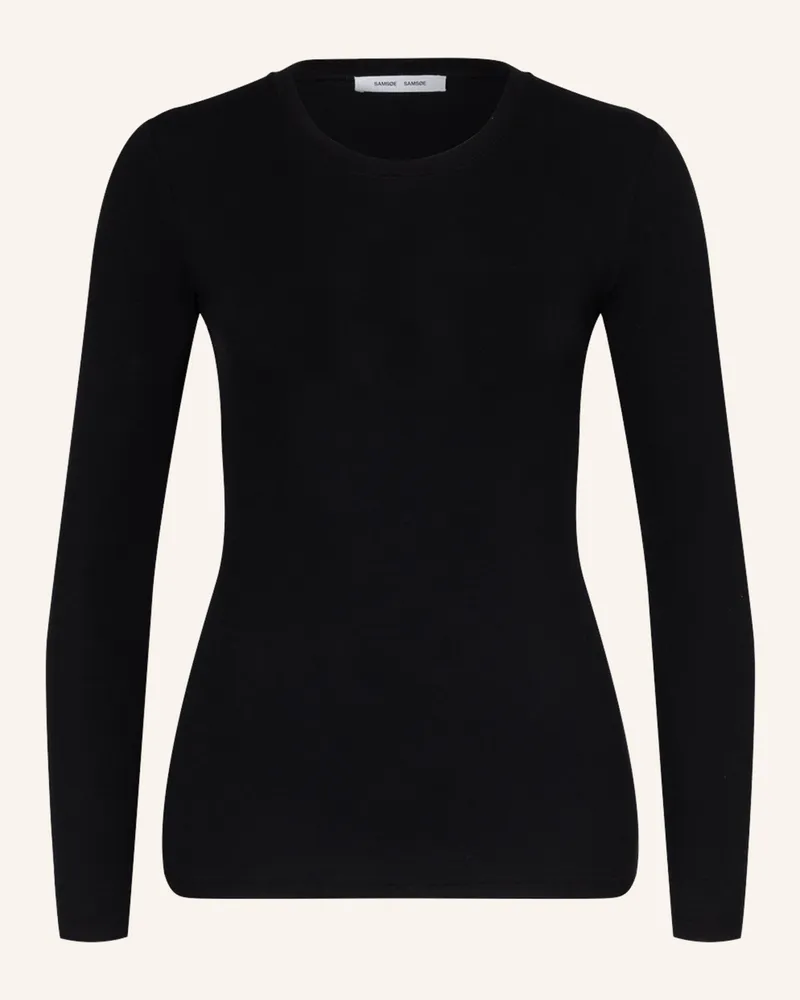 Samsøe & Samsøe Longsleeve Alexa schwarz Schwarz