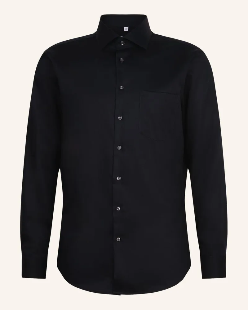 Seidensticker Business Hemd Comfort Fit Schwarz