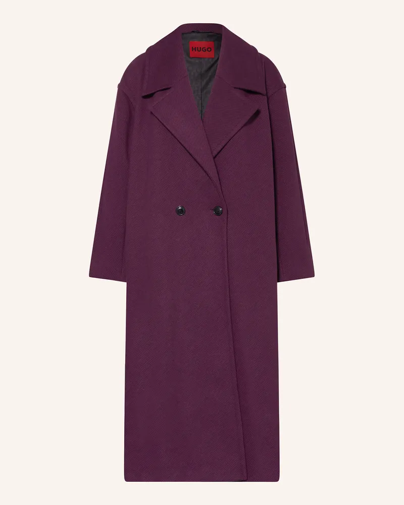 HUGO BOSS Mantel MAROLA Dunkellila