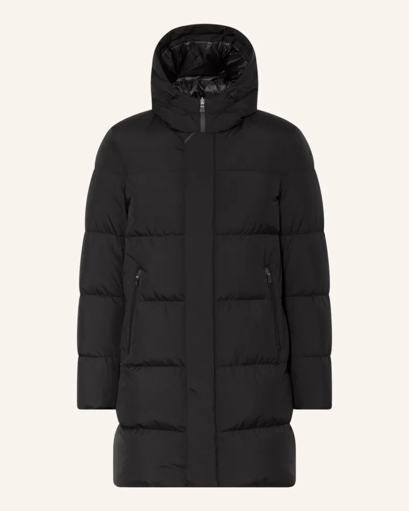 Herno Daunenparka schwarz Schwarz