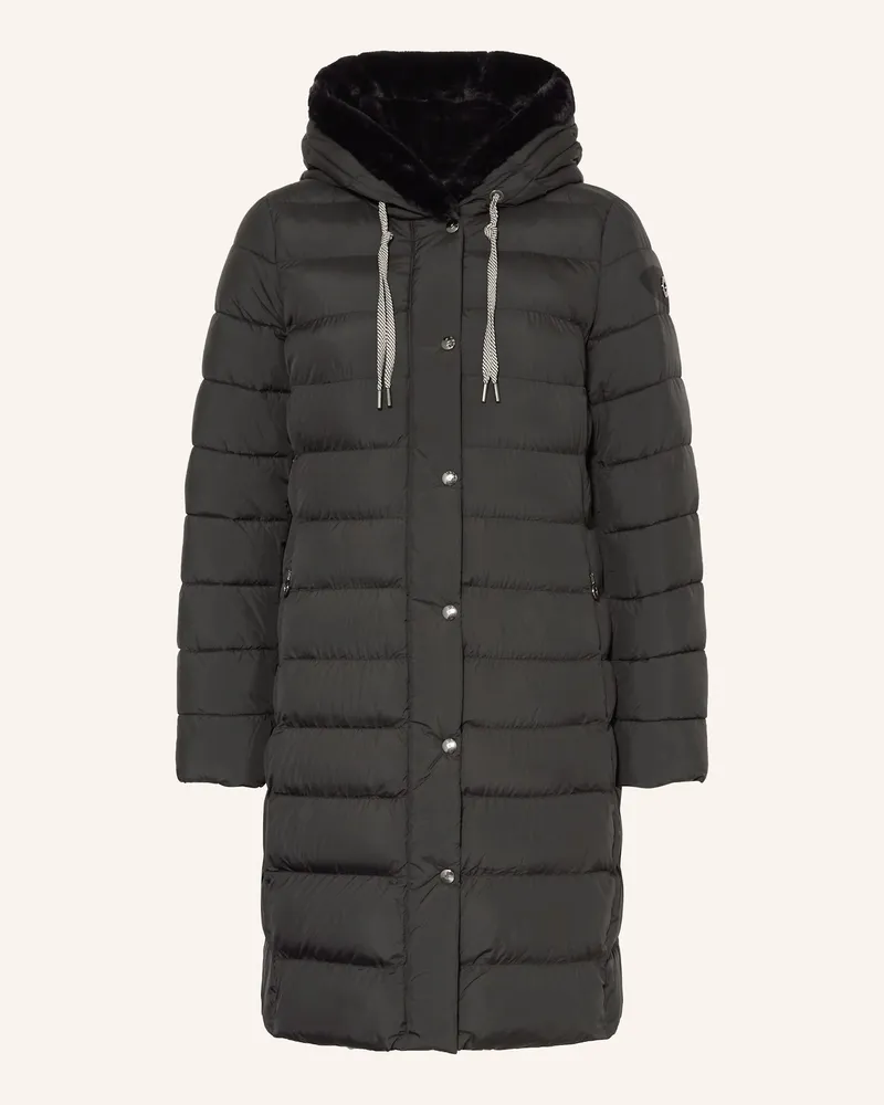 Fuchs Schmitt Steppmantel Mit Kunstfell schwarz Schwarz