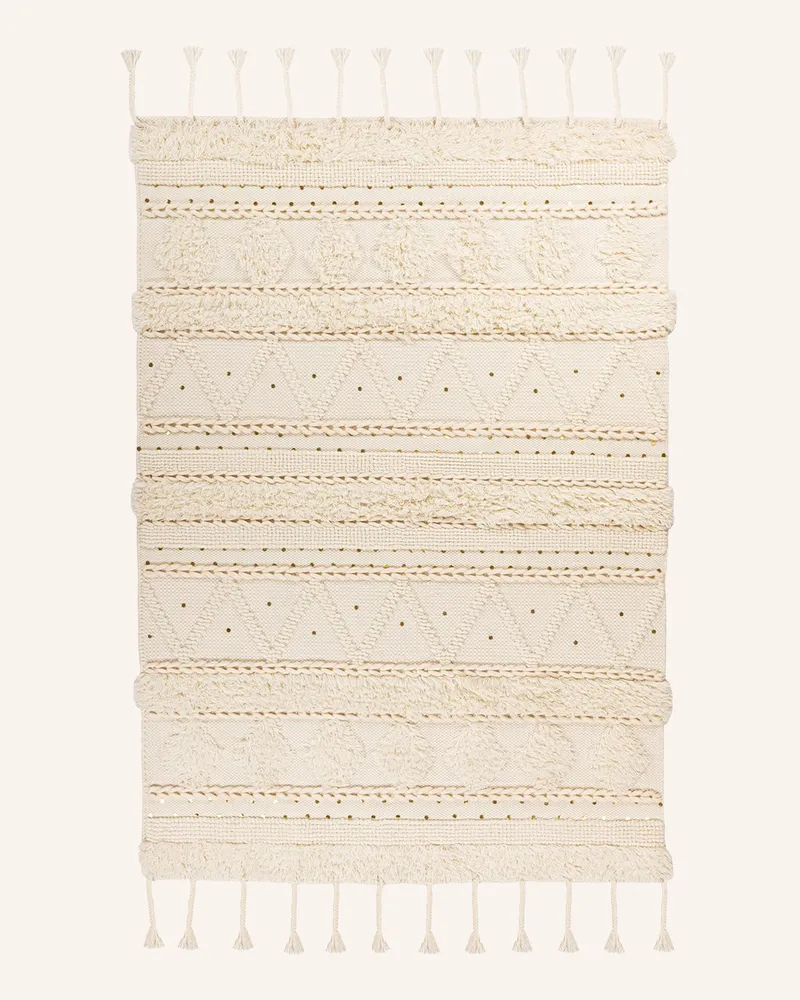 Kayoom Kurzflor Teppich BOHIST 525 Creme