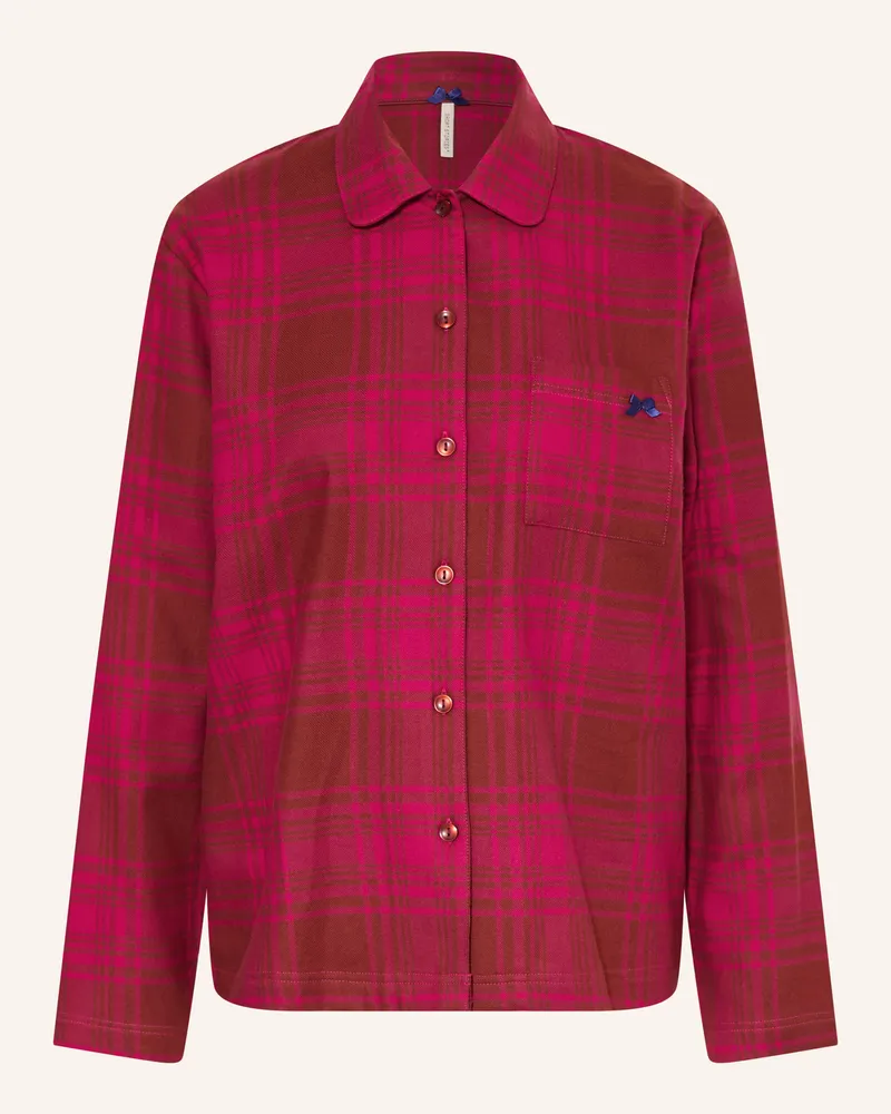 Short Stories Schlafshirt Aus Flanell pink Fuchsia