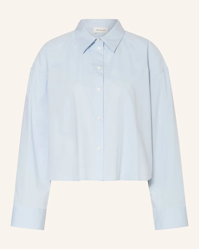 Calvin Klein Hemdbluse blau Blaugrau