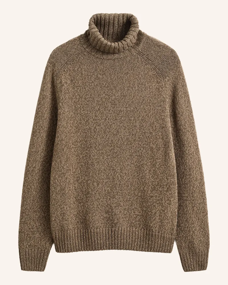 Gant Rollkragenpullover beige Taupe