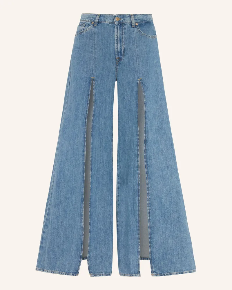 7 for all mankind Jeans WILLOW Wide Leg Fit Blau