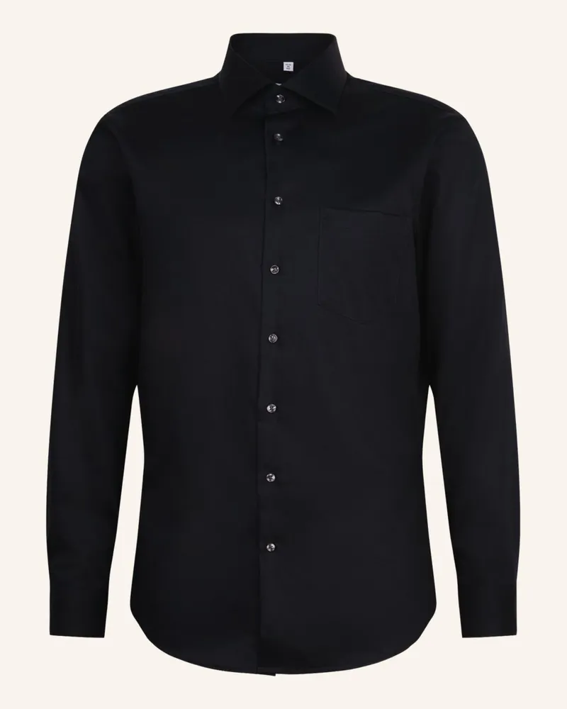 Seidensticker Business Hemd Regular Fit Schwarz