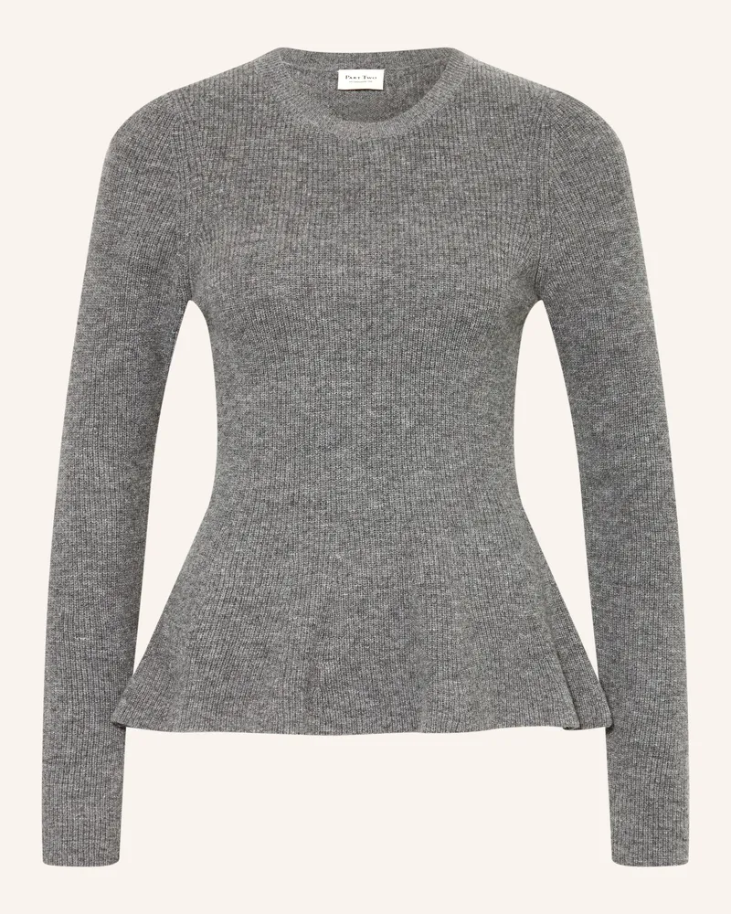 Part Two Pullover Carinapw grau Grau