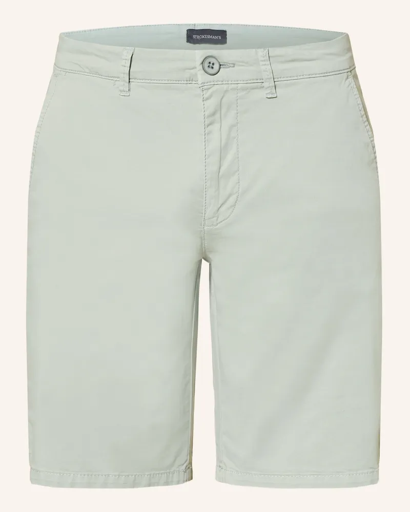 Strokesman's Chinoshorts Regular Fit Hellgrün