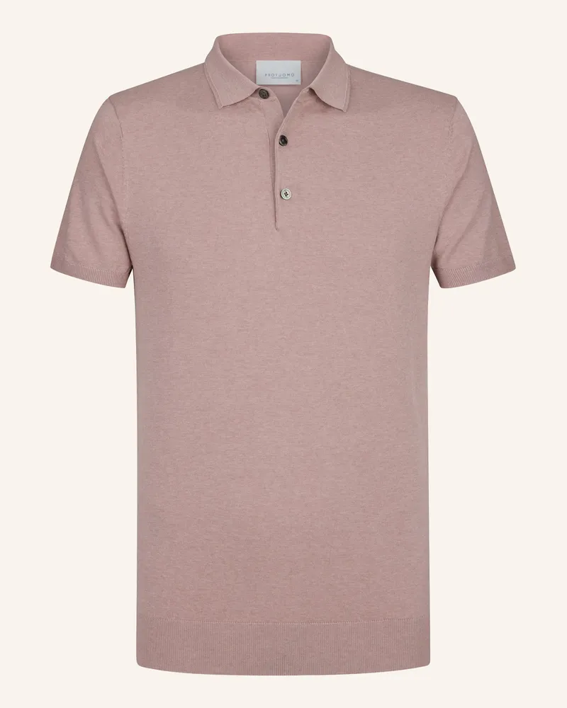 Profuomo Polo Kurzarm pink Pink