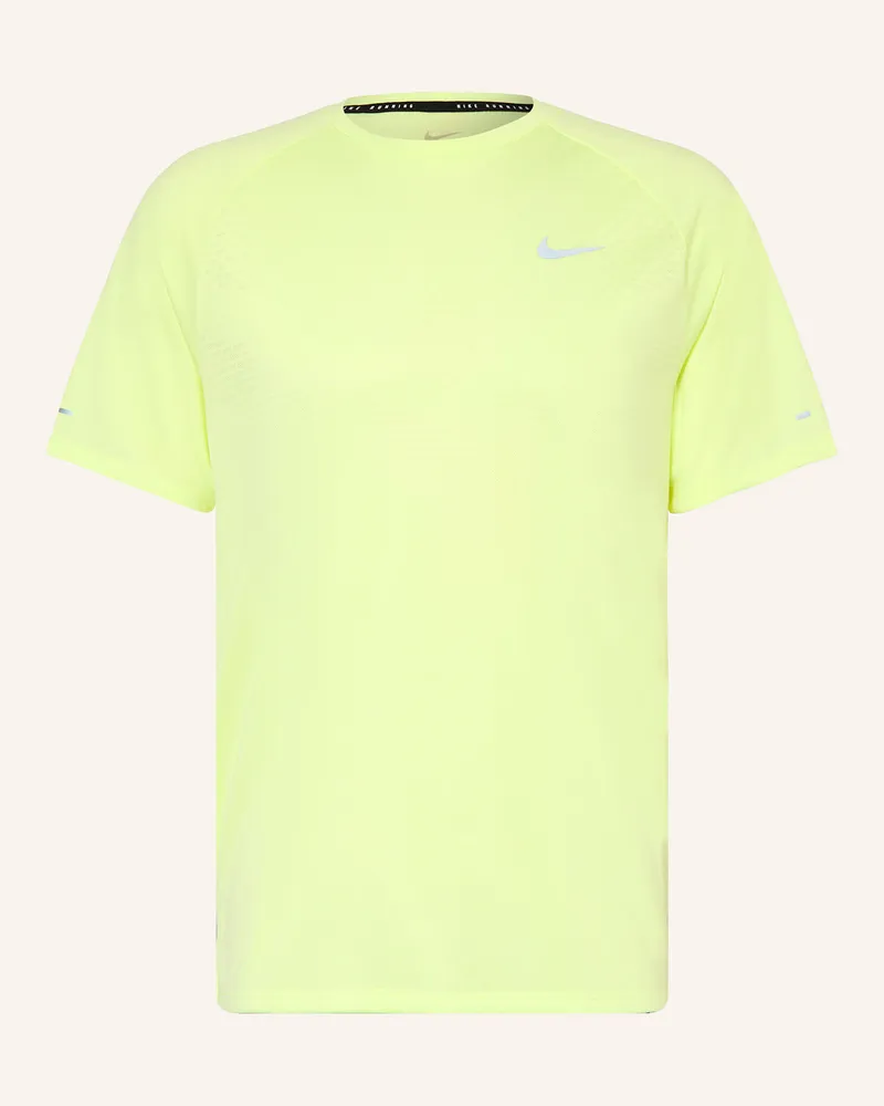 Nike Laufshirt STRIDE Hellgrün