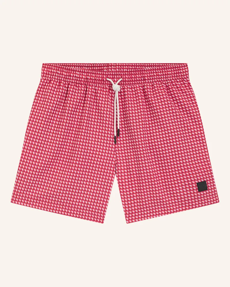 HUGO BOSS Badeshorts Vibe rot Dunkelrot