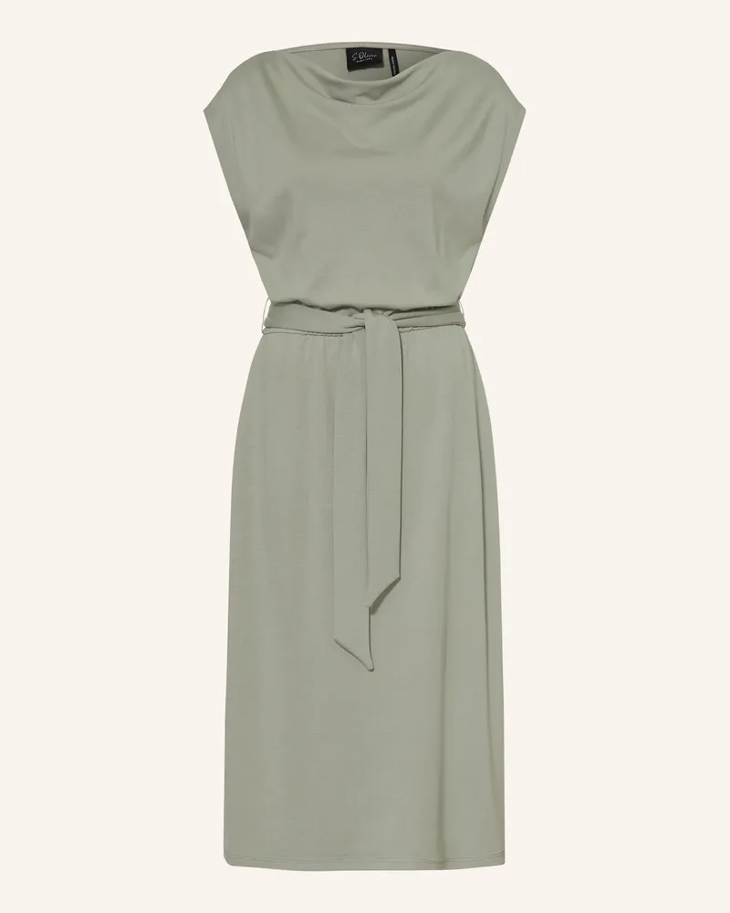 S.Oliver Jerseykleid gruen Hellgrün