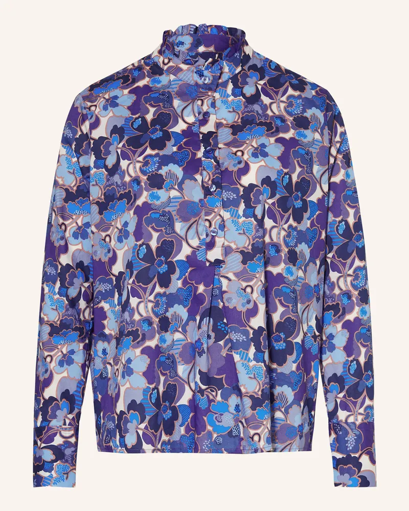 Rossana Diva Blusenshirt mit Rüschen Blau