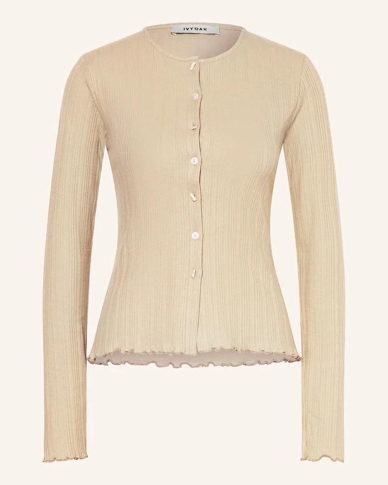 IVY & OAK Strickjacke KAMILLE Hellgrün