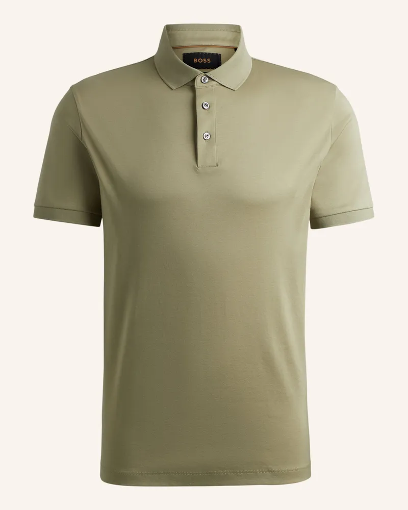 HUGO BOSS Poloshirt L-PERRY 14 Regular Fit Grün
