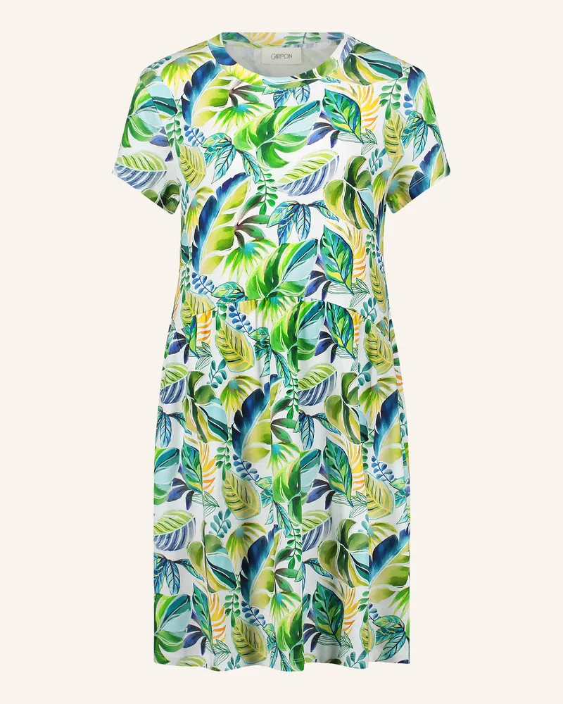 Cartoon Jerseykleid gruen Grün