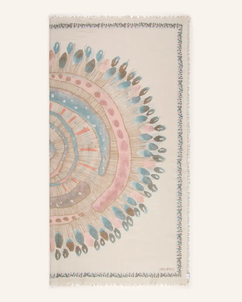 hemisphere Tuch Mit Cashmere beige Creme