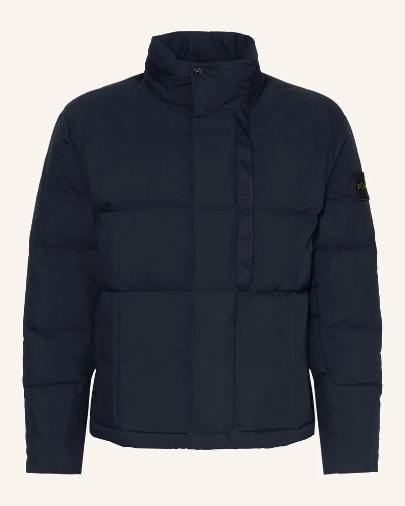 Stone Island Daunenjacke blau Dunkelblau