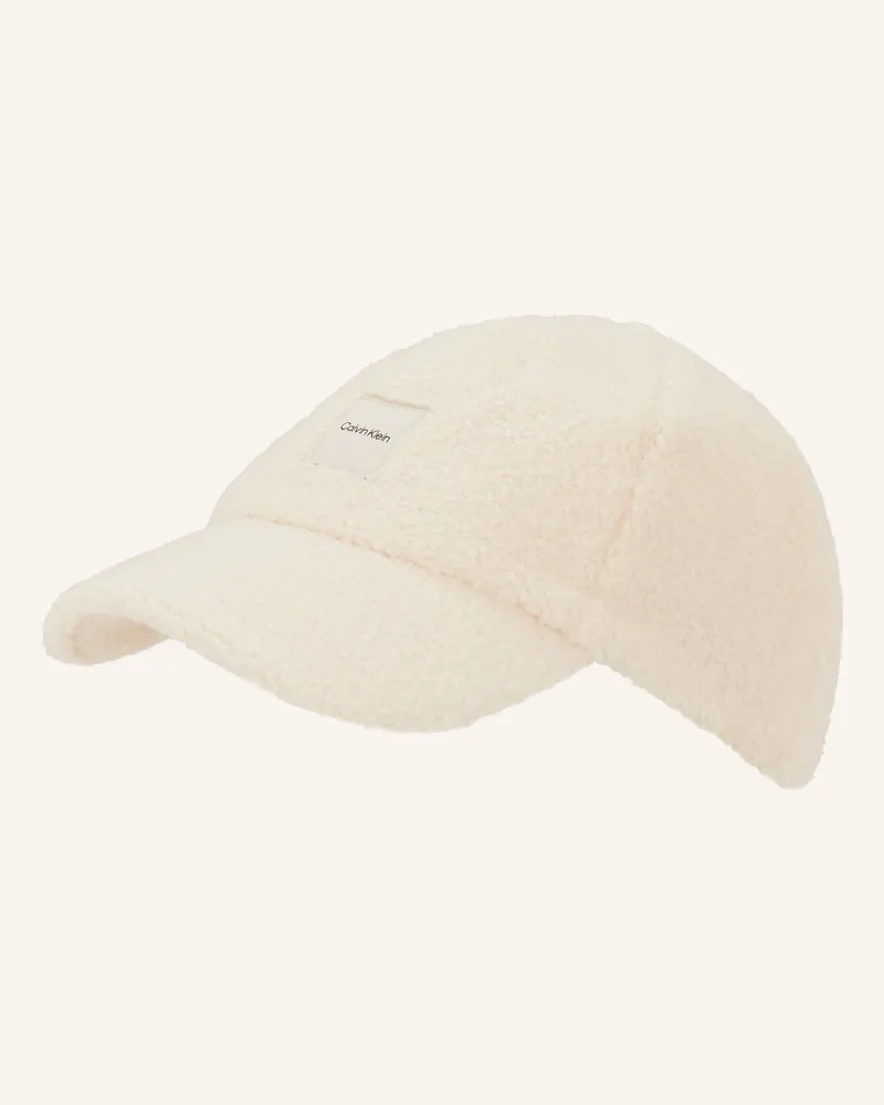 Calvin Klein Bouclé-Cap Ecru