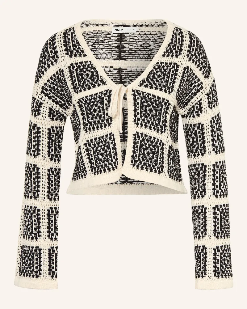 only Strickjacke schwarz Schwarz