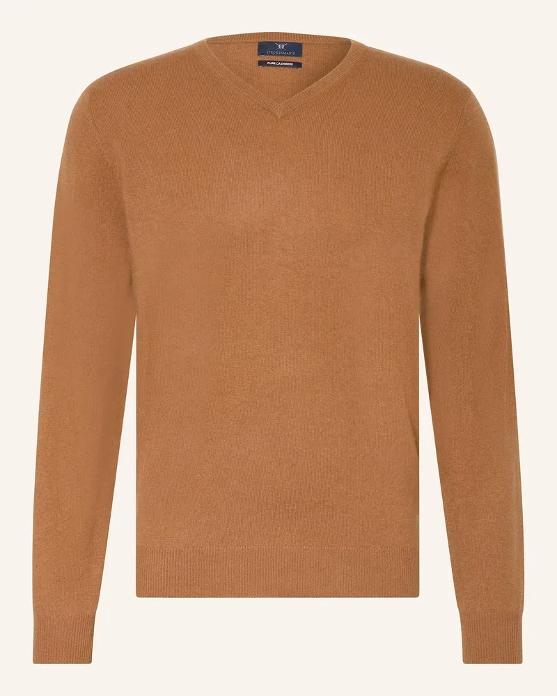 Strokesman's Cashmere-Pullover Braun