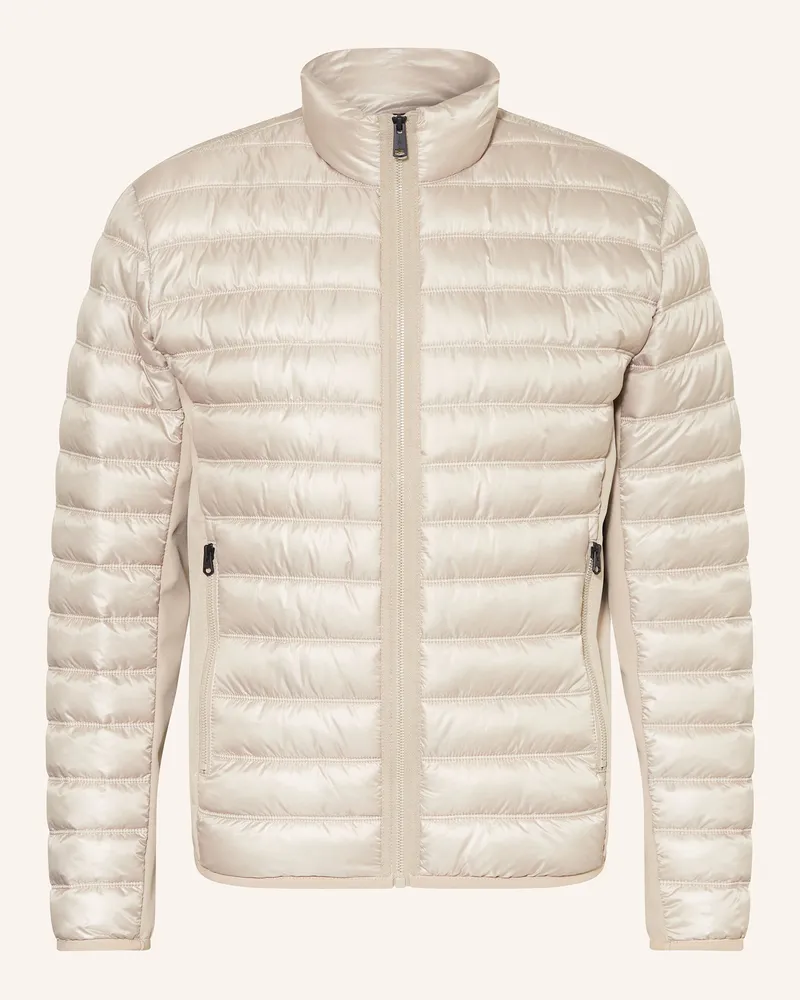 Marc O'Polo Steppjacke im Materialmix Beige