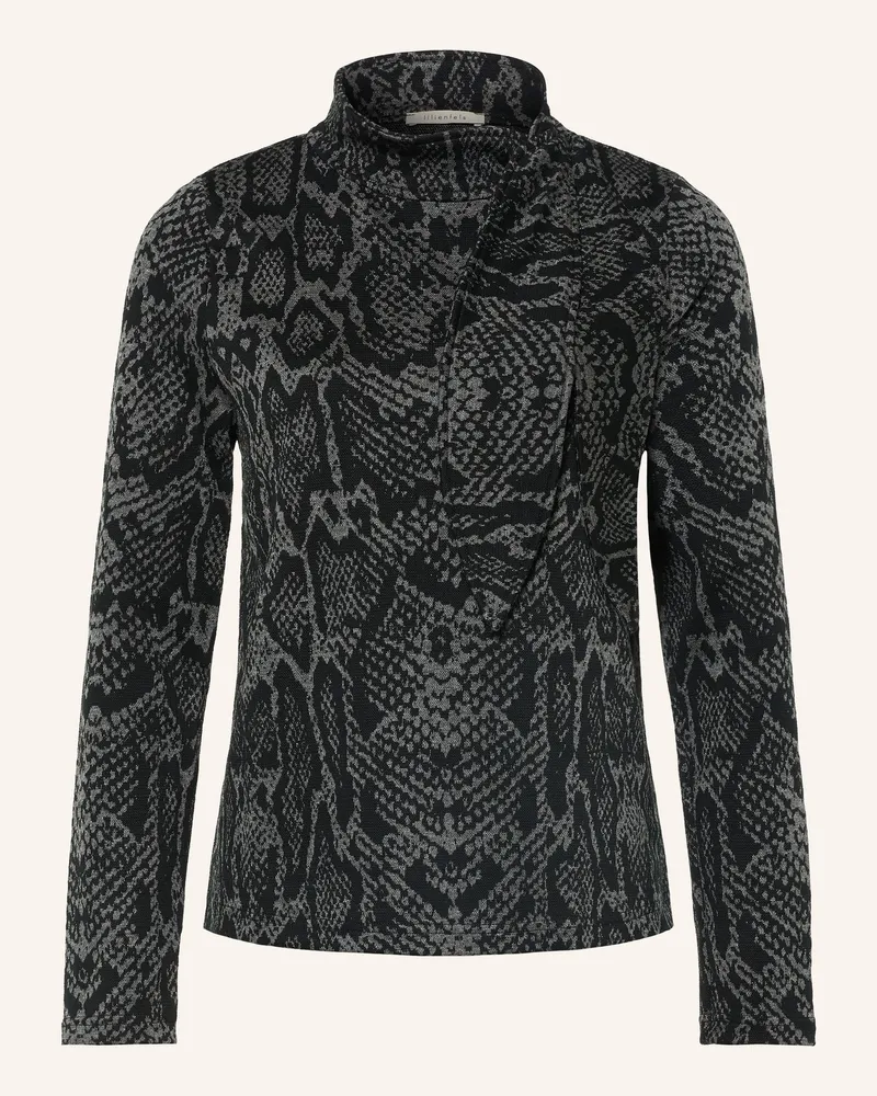 lilienfels Lonsleeve grau Schwarz