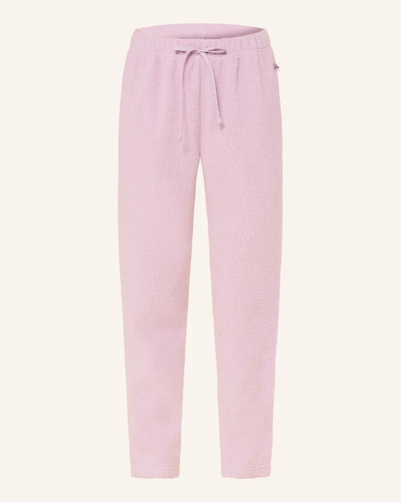 Short Stories Lounge-Hose Aus Teddyfell rosa Rosé