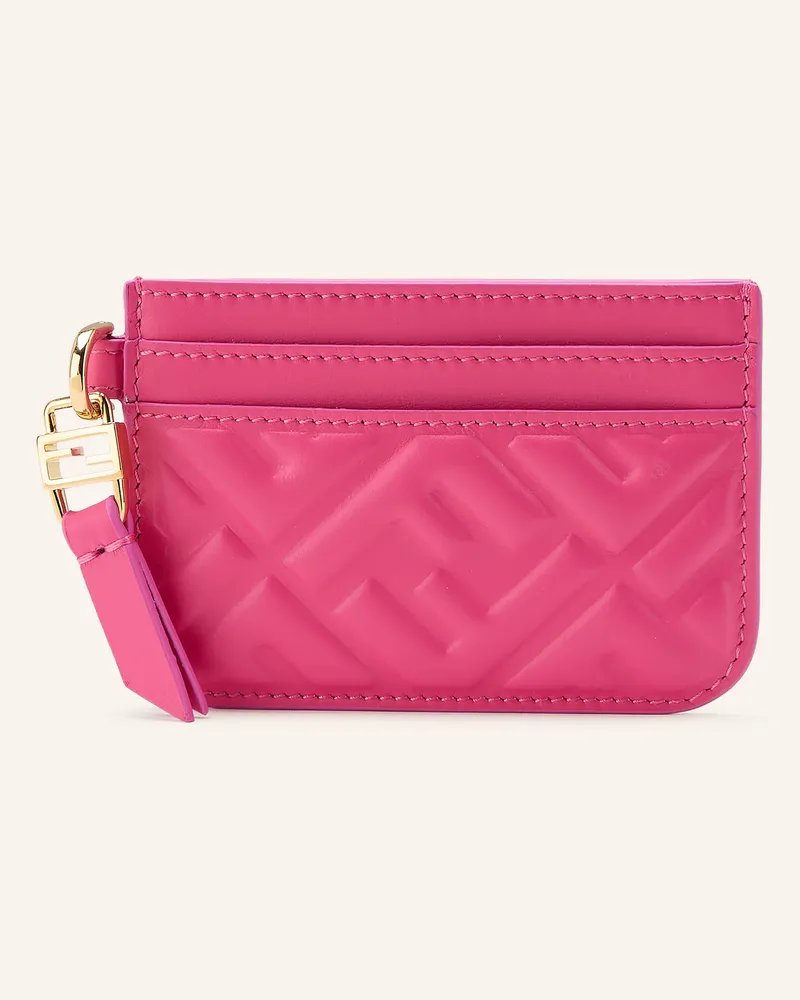 Fendi Kartenetui Baguette pink Pink