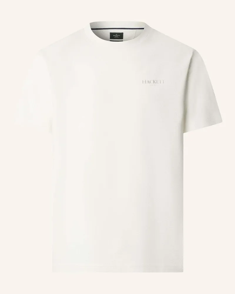 Hackett T-Shirt Heritage Ess Small Lgo weiss Creme