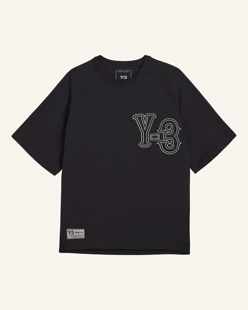 Y-3 Y-3 Elite 5 Gfx Kurzärmeliges T-Shirt schwarz Schwarz