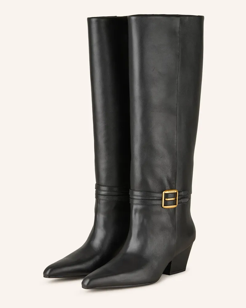 Lola Cruz Stiefel schwarz Schwarz
