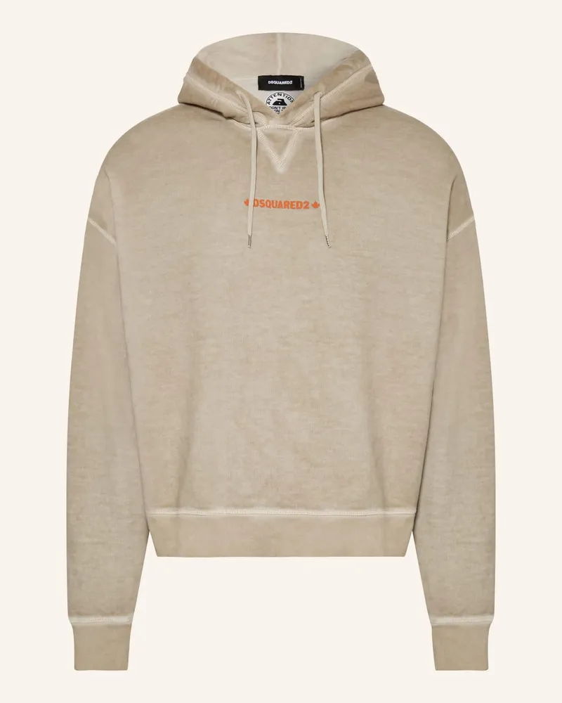 Dsquared2 Oversized-Hoodie Beige